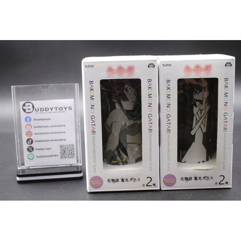 แก้วพิมพ์ลายเรืองแสง นาเดโกะ&ฮิตากิ[Bakemonogatari -Glow In The Dark Glass- Nadeko Sengoku&Senjougahara Hitagi]