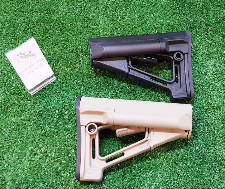 ท้าย STR ท้าย ตระกูล M4 มี 2 สี สีดำ / สีทราย [PCP AEG อัดลม]