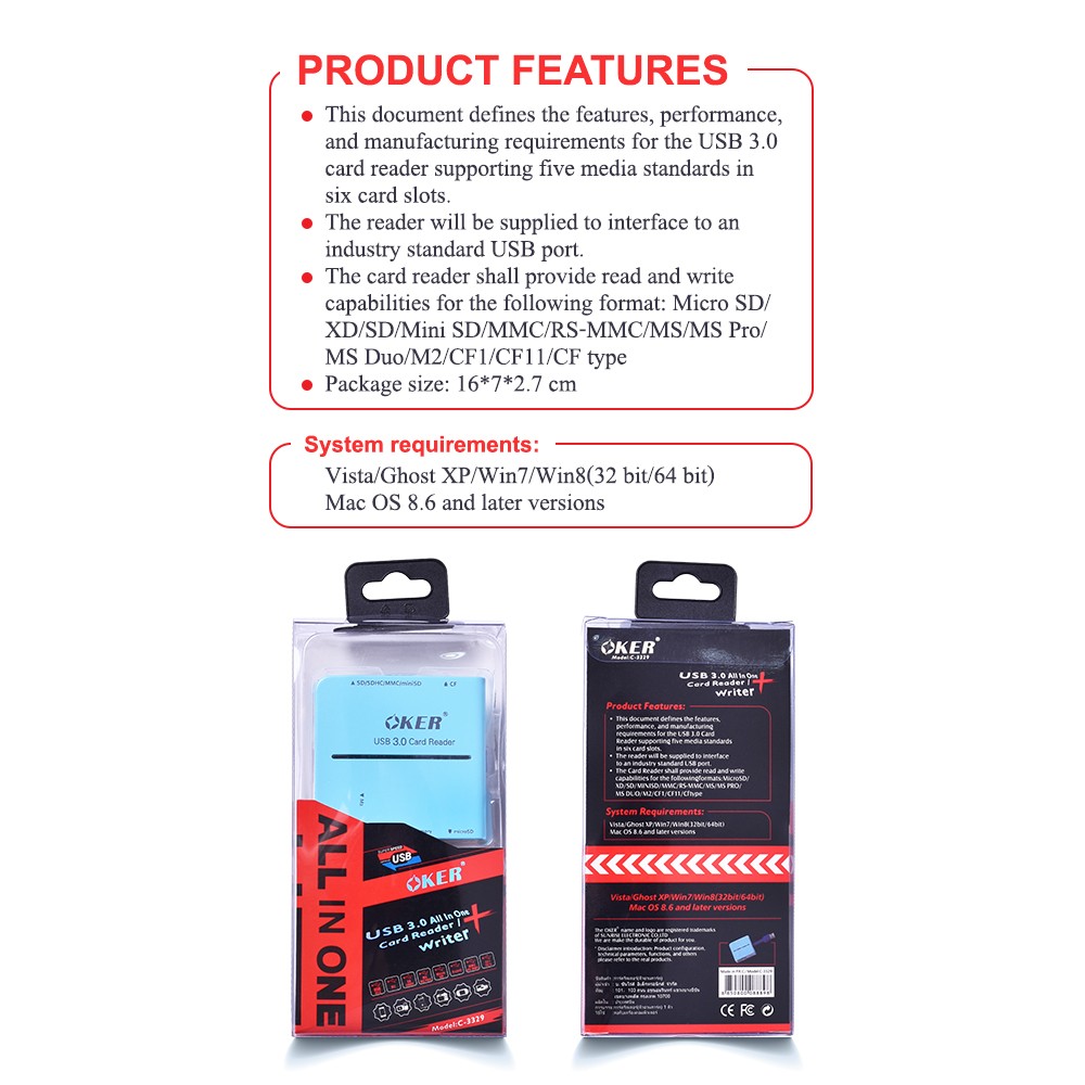 OKER USB 3.0 C-3329