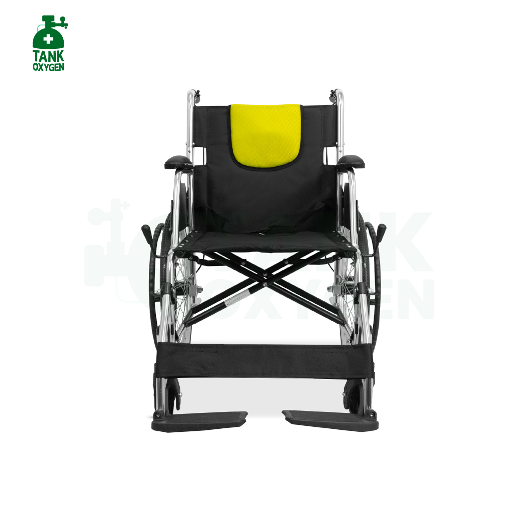 รถเข็นผู้ป่วย รถเข็นผู้สูงอายุ วีลแชร์ผู้สูงอายุ (Wheelchair) ยี่ห้อYUWELL รุ่น H053C รับประกันศูนย์ไทย 1 ปี
