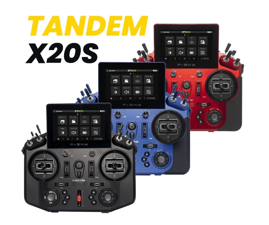 FrSky Ethos Tandem X20S Transmitter with Built-in 900M/2.4G Dual-Band Internal RF Module [MODE 2]