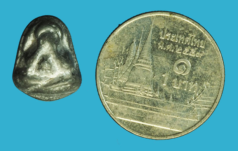 A1227 พระปิดตา เนื้อชินตะกั่ว ไม่ทราบที่และปีสร้าง 6