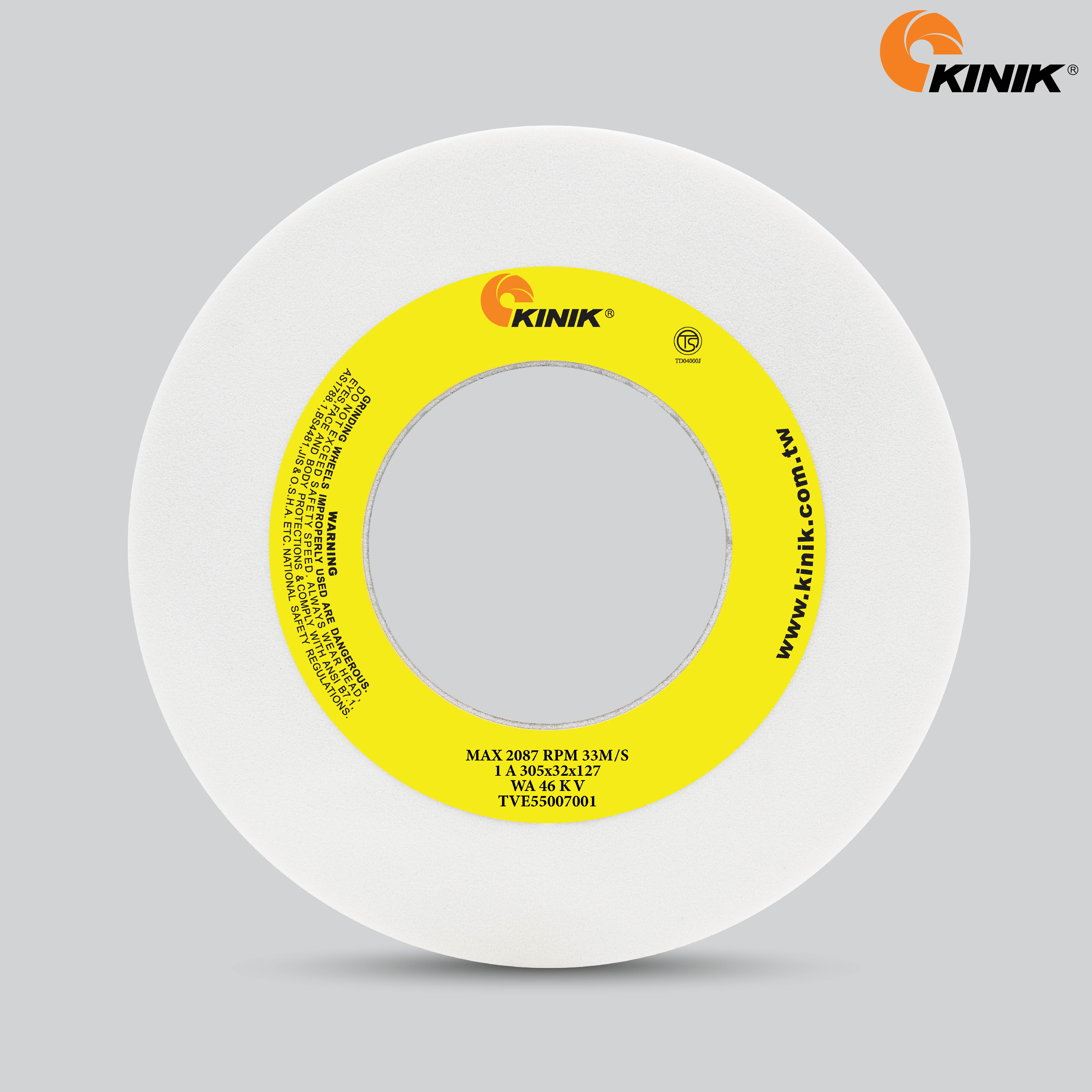 หินเจียร KINIK WA46KV1A 305x32x127 mm.