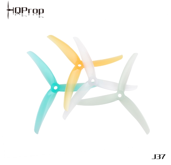 HQProp Juicy Prop J37 4937-3 (2CW+2CCW) ใบพัดโดรน ฟรีสไตด์ 5นิ้ว 1ถุง 4ใบ สุ่มสี