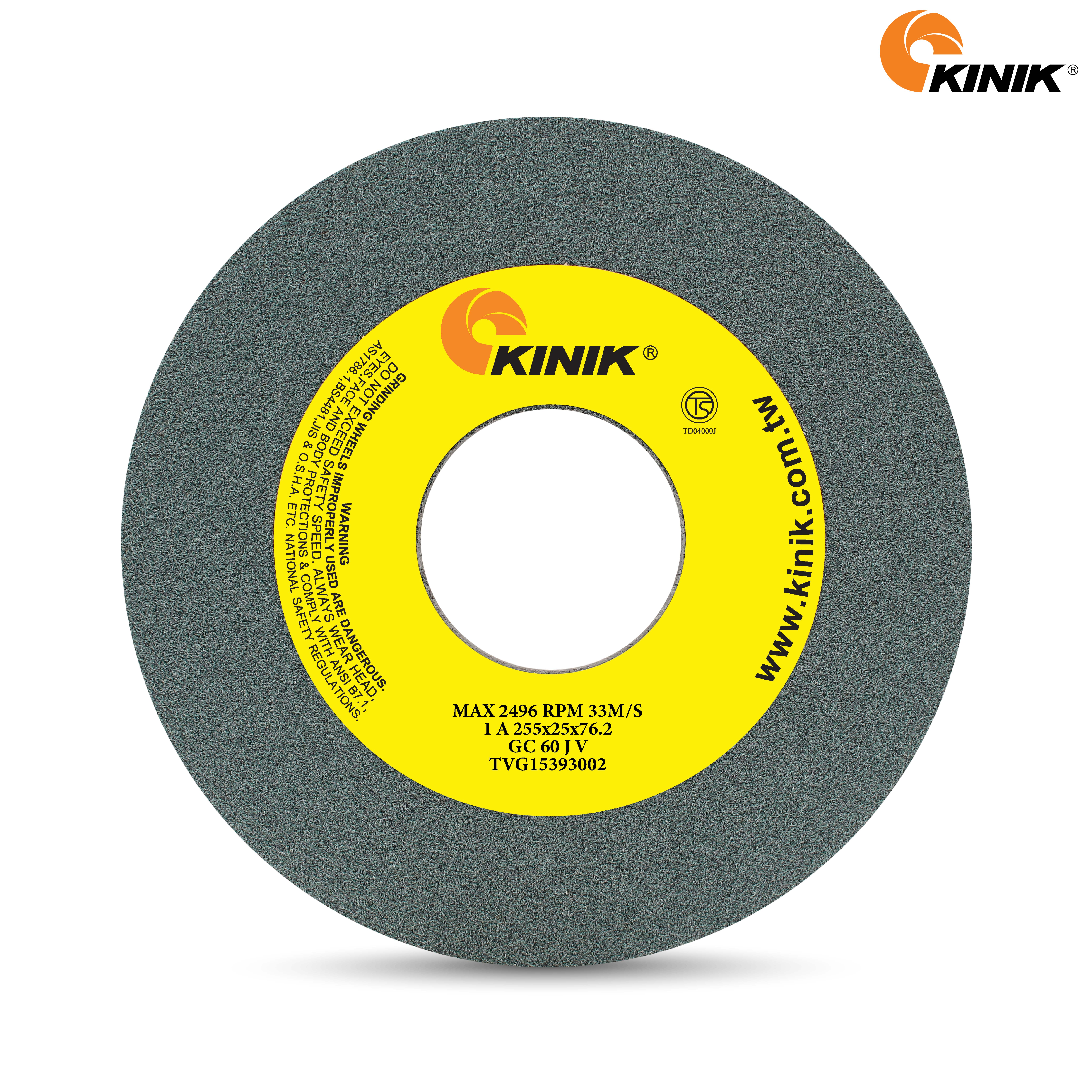 หินเจียร KINIK GC60JV1A 255x25x76.2 mm.