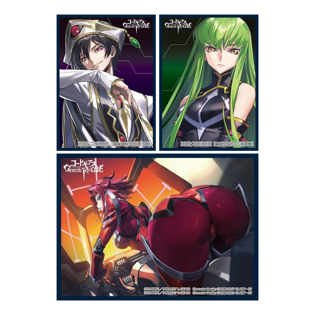 [PRE-ORDER] Matte Sleeve Collection Code Geass Genesic Re;CODE : Lelouch, C.C., Kallen