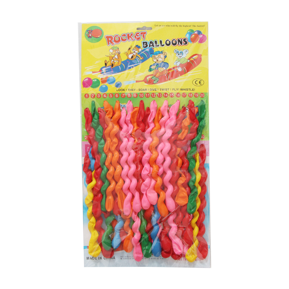 ลูกโป่งหยัก แพ็คจัมโบ้ รวมสี พร้อมส่ง