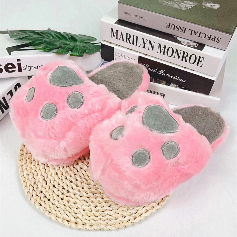 รองเท้าสลิปเปอร์ เท้าแมวเหมียว น่ารักมากก🐱🐱(23-40)cm.