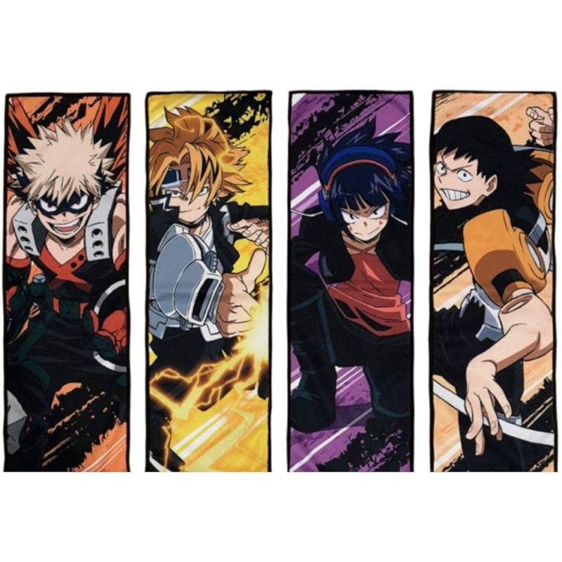 เซ็ตผ้าขนหนูมายฮีโร่ลายบาคุโก&เดนกิ&จิโร่&ฮันตะ [My Hero Academia:Towel Set Vol.2 Bakugo-Denki-Jiro-Hanta]