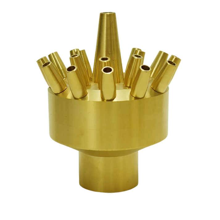 หัวน้ำพุ GRAND VULCAN 3ชั้น ทองเหลือง(สำหรับตกแต่งสวน บ่อน้ำ อ่างเลี้ยงปลา เสริมฮวงจุ้ย ผลิตจากทองเหลือง แข็งแรง ทนทาน)