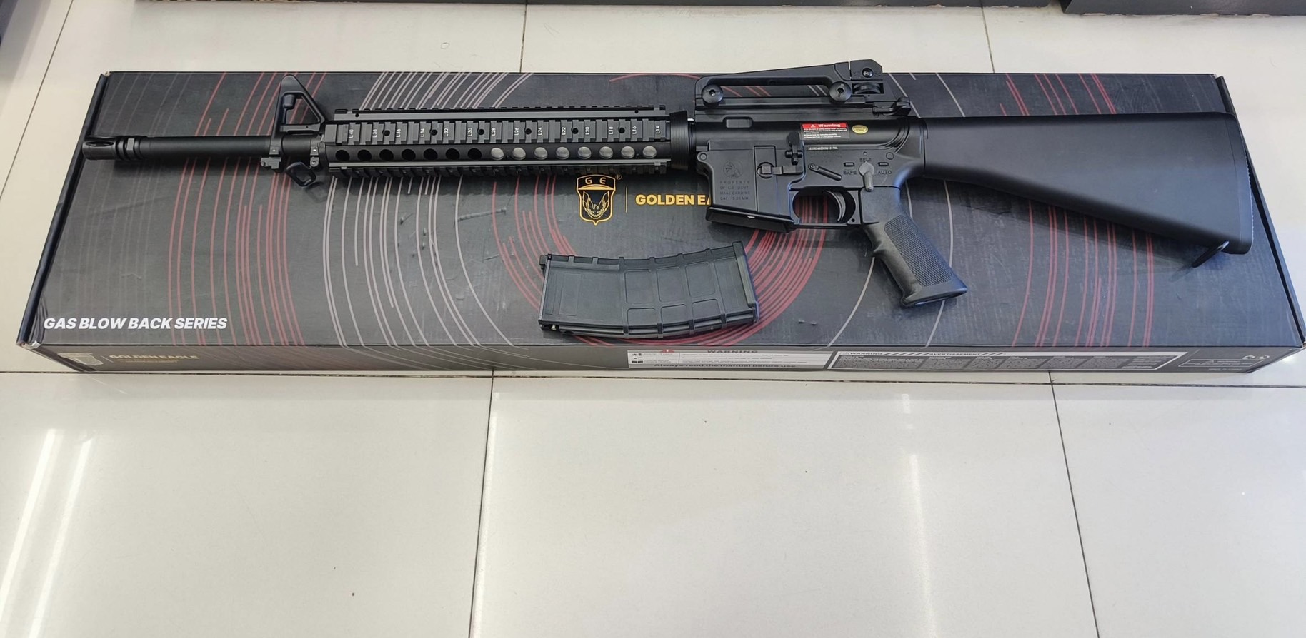 M16 A4 RIS ระบบแก๊ส GBBR - Golden Eagle MC6620M