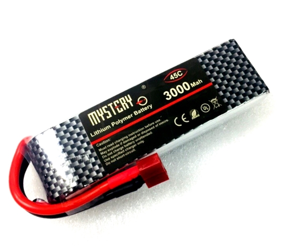 Mystery LiPo 3S 11.1V 35C 45C T-Plug หลายขนาดความคุ 2200 3000 6000mah