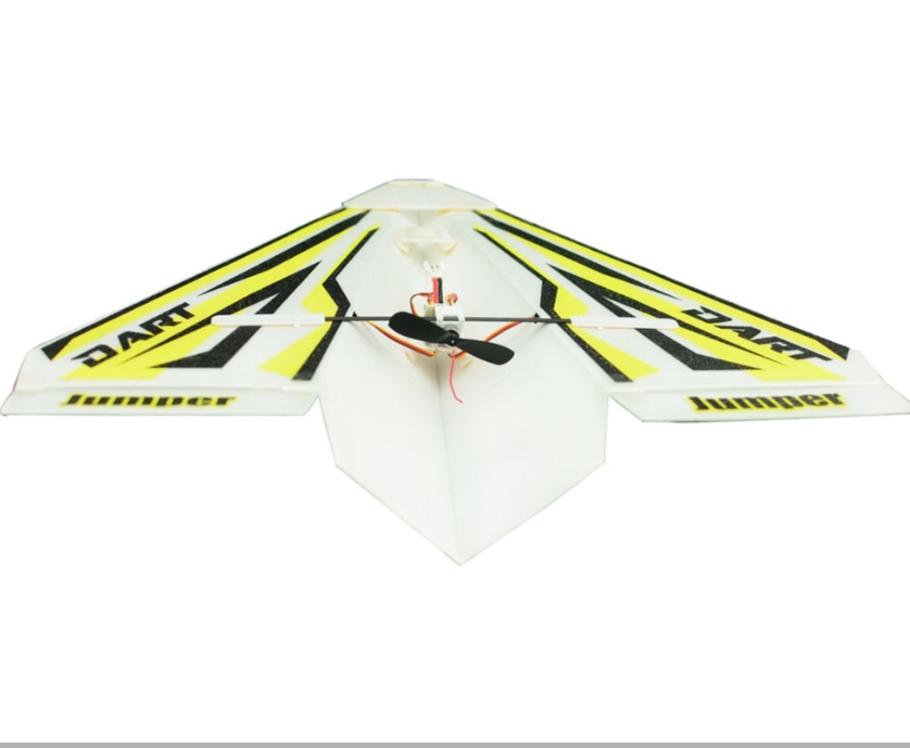 [เคลีย] Jumper Dart 280mm Wingspan DIY Paper Plane RC Airplane Built-in Frsky D8 Compatible Receiver BNF