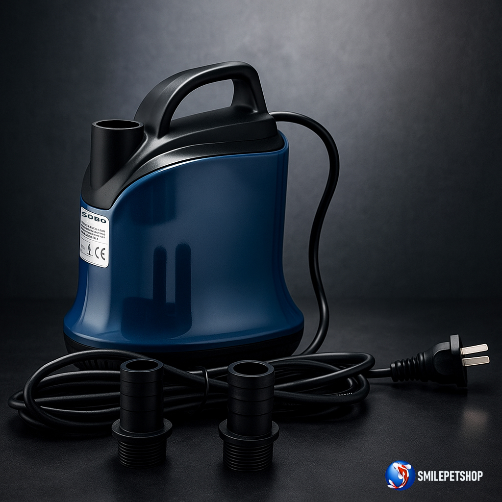 SOBO WP-100D-200D-300D-500D-700D(ปั๊มน้ำไดโว่ สำหรับดูดน้ำ ถ่ายน้ำตู้ปลา ทำระบบกรอง หมุนเวียนน้ำ ในตู้ปลาและอ่างน้ำ)