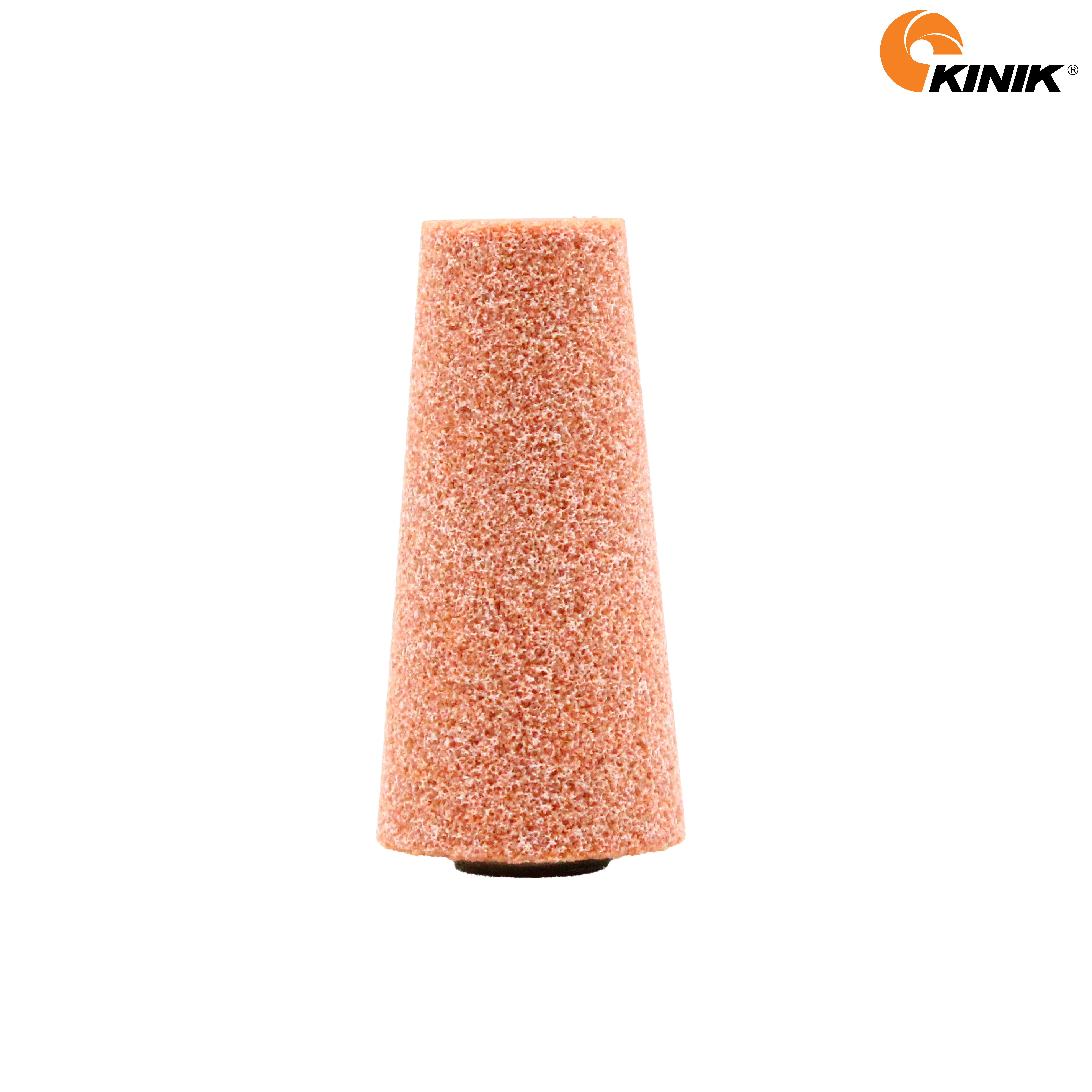 หินเจียรเทเปอร์มีเกลียว KINIK 38A60V17 25/38x75x9.53 mm.
