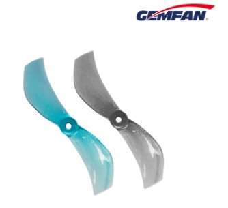 Gemfan 1610 40mm 2-Blade Propeller - 1.0mm- 1.5mm Shaft 1ชุด 8ใบ สุ่มสี