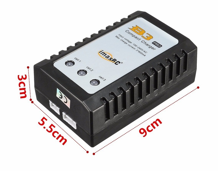 IMAX B3 Pro 10W 1.2A Compact Battery Balance Charger for 2s-3s LiPo