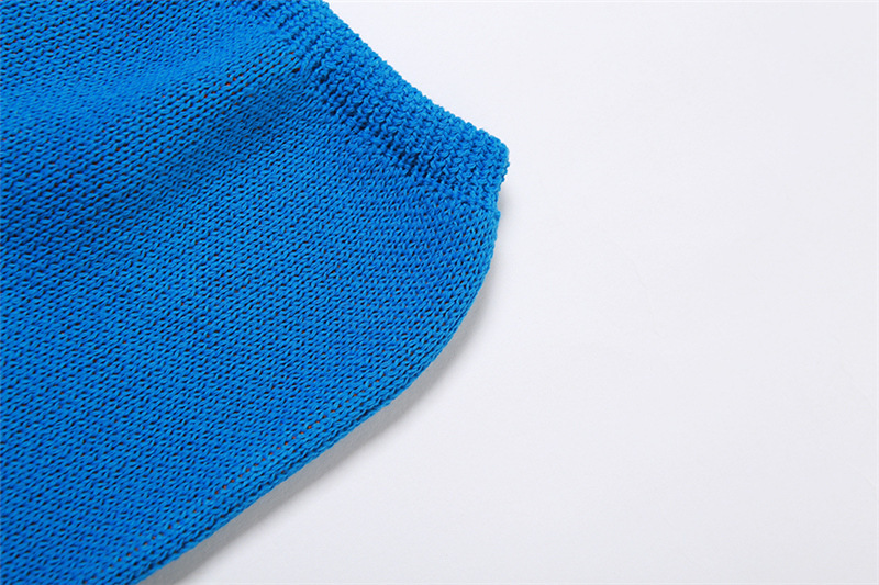 ชุดเซท เกาะอก ฟ้าไหมพรม 2 ชิ้น ซัมเมอร์ ทะเล สงกรานต์ CN30824