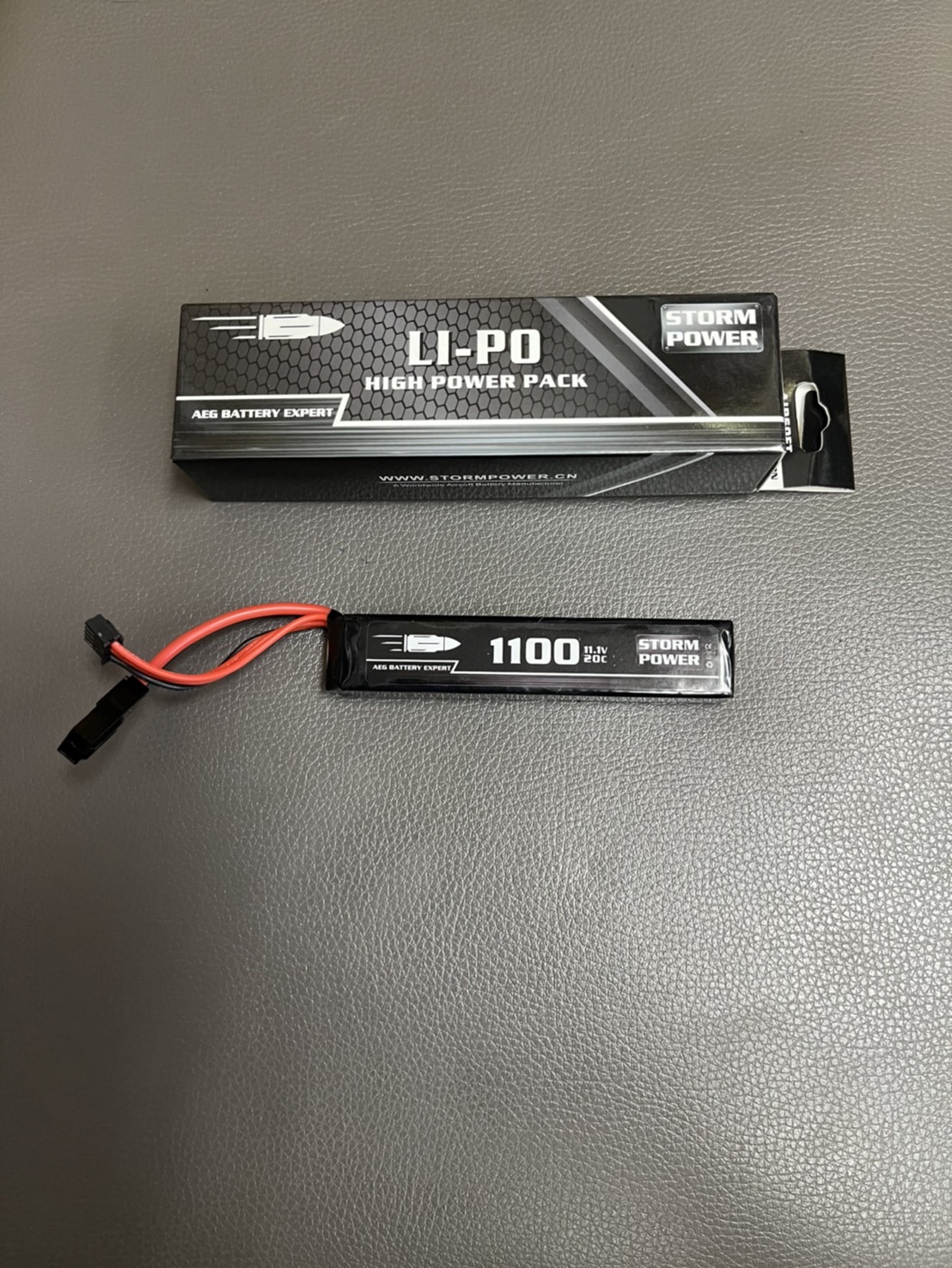 แบตลิโพ Storm Power 11.1V 1100 mAh 20C