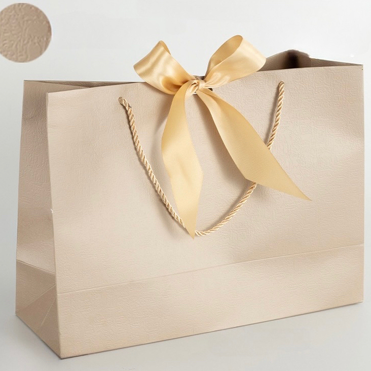 ถุงหิ้ว ถุงของขวัญ พร้อมริบบิ้น ขนาด 13.5 นิ้ว