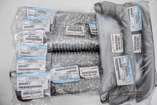 มือจับ มือโหน เสา B สีเทา โตโยต้า ฟอร์จูนเนอร์