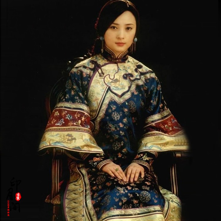 影视古装复古民国风秀禾服中式传统写真古装少奶奶服小姐服演出服
