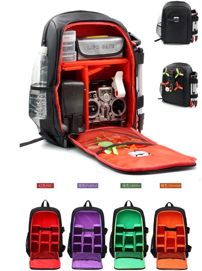 กระเป๋าโดรน fpv racing Backpack กระเป๋าเป้ สะพายหลัง สำหรับใส่โดรน ช่องด้านในปรับเปลี่ยนได้ จุได้เยอะ ราคาประหยัด
