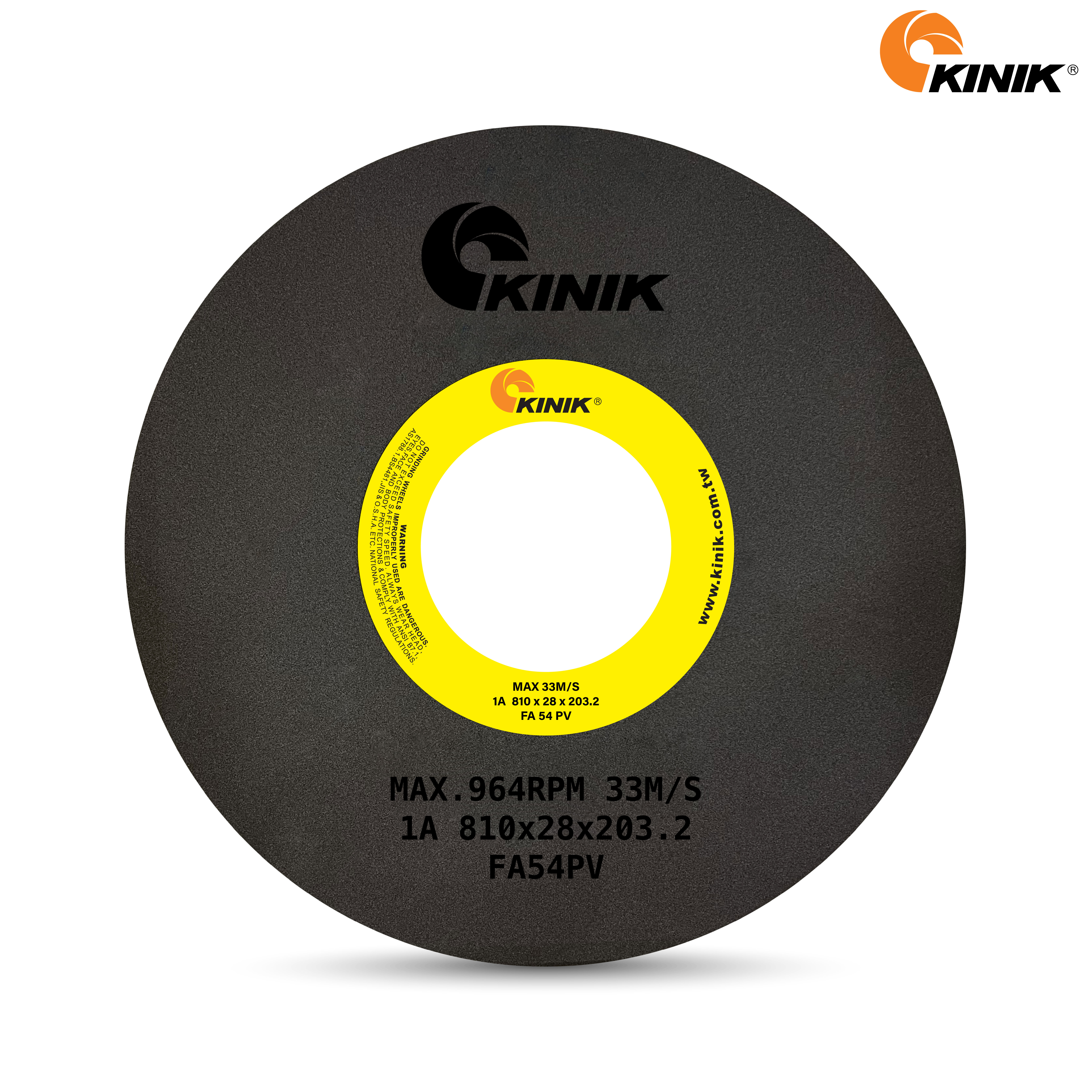 หินเจียร KINIK FA54PV1A 810x28x203.2 mm.