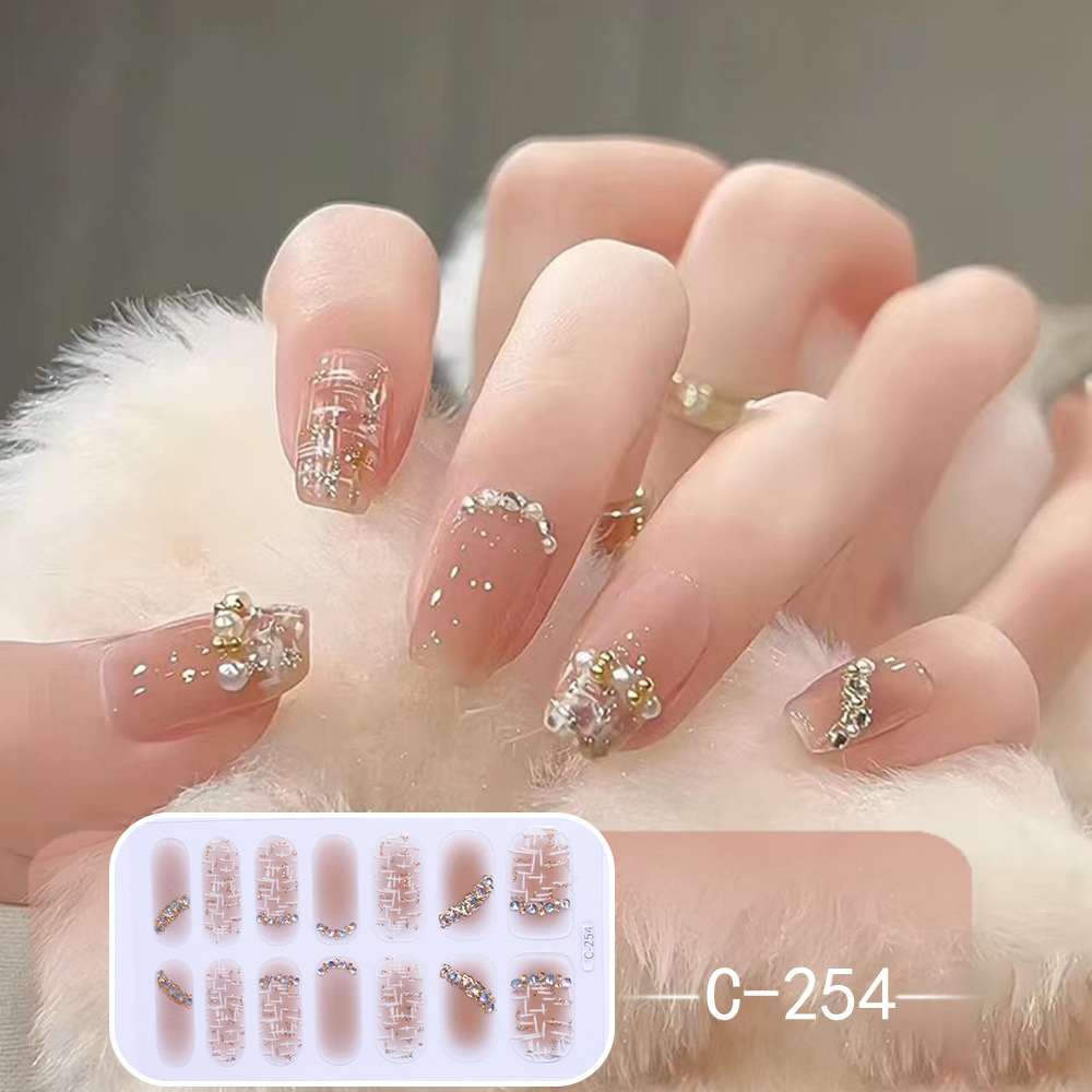 🍬CANDY🍬 #C4 ร้านไทย สติกเกอร์ ติดเล็บ ไม่ต้องอบ พร้อมส่ง เล็บมือ ลายสวย