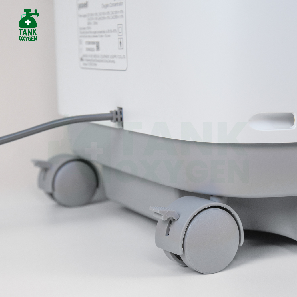 เครื่องผลิตออกซิเจน ขนาด 10 ลิตร Yuwell รุ่น 8F-10W สามารถใช้งานได้ทั้งภายในบ้าน และสถานพยาบาล