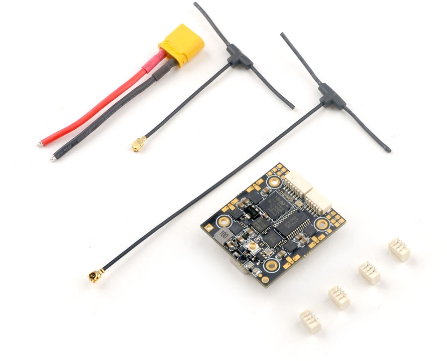 Happymodel ELRS X1 AIO 2-4S Flight controller built-in SPI 2.4G ELRS and 12A ESC for Toothpick
