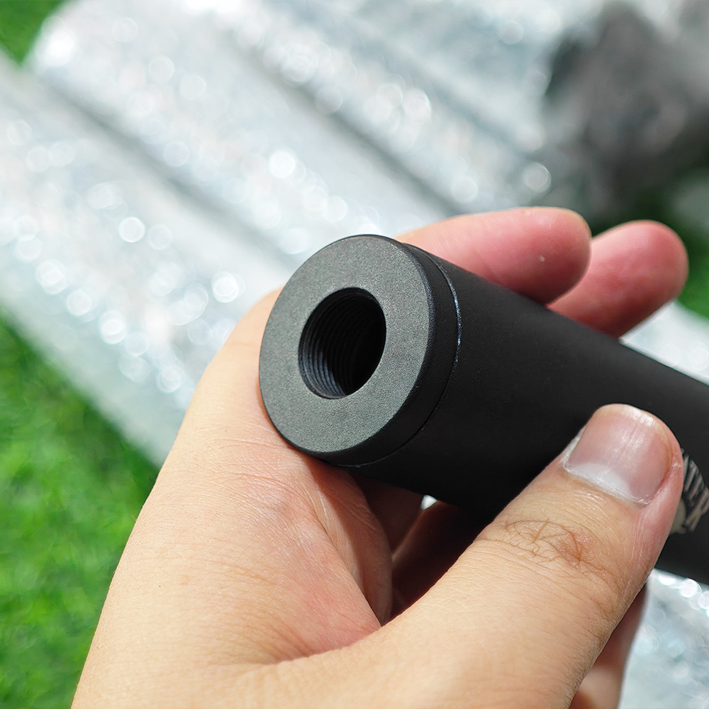 กระบอกปลายปืน ไม่มีไฟ (Black Water) โลหะเกลียวซ้าย 14 มิล (SL)