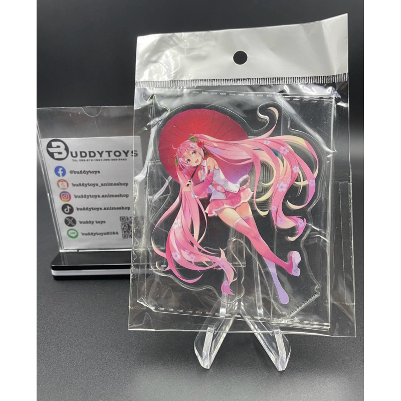 สแตนอะคริลิค ซากุระ มิกุ[Vocaloid Hatsune Miku D Prize -Acrylic Stand- Sakura Miku Vol.1]