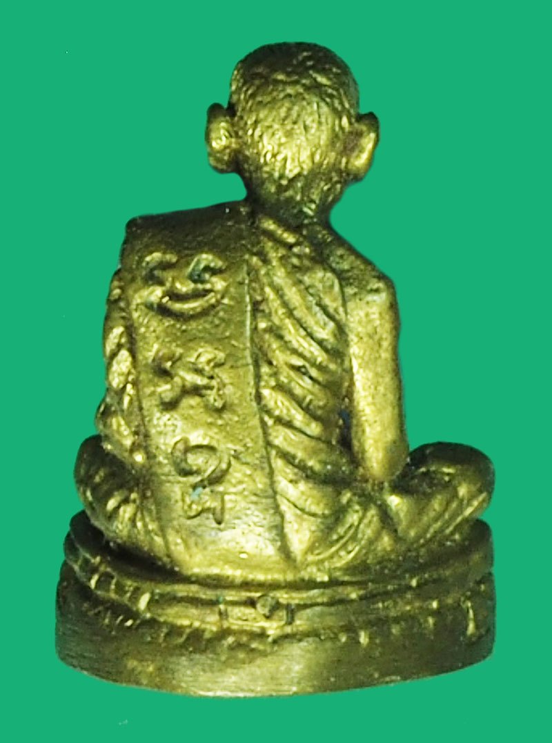 A5382 รูปหล่อโบราณ เนื้อทองเหลือง ไม่ทราบที่และปีสร้าง 8