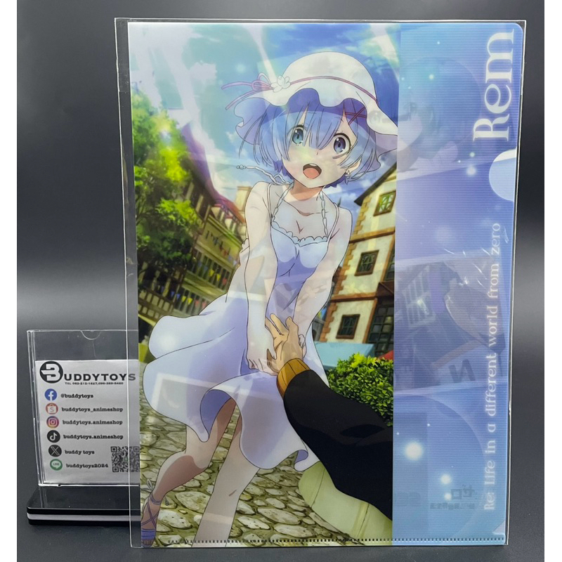 เซ็ตแฟ้ม เอมิเลีย&เรม&แรม -รีซีโร่[Sega Limited-Re:Zero Starting Life In Another World -Clear File Set- Emilia&Rem&Ram]