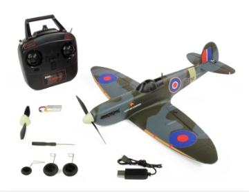 เครื่องบินพร้อมเล่น Mini Spitfire RC Plane RTF 450mm