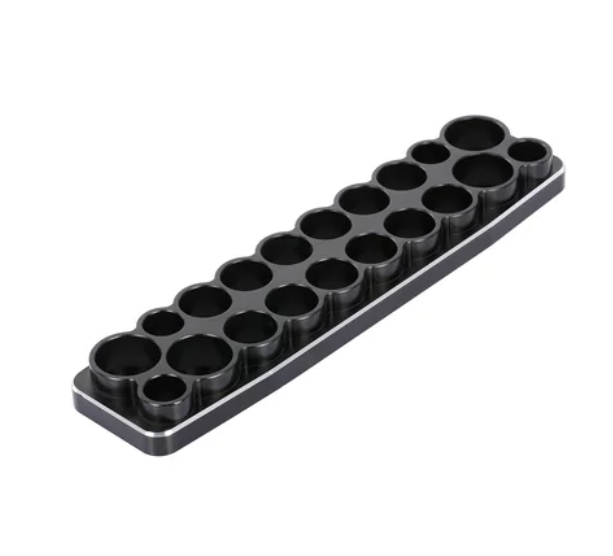 Screw Driver Shelf Hex Screwdriver Tool Kit Aluminum Alloy Stand Holder Tool Storage Rack 20 Holes ที่วางเครื่องมือ ไขควง หกเหลี่ยม RC 20ช่อง