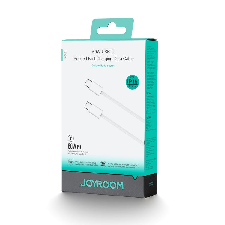 JOYROOM S-A45 TC to TC 60W (For iP15/iP16)