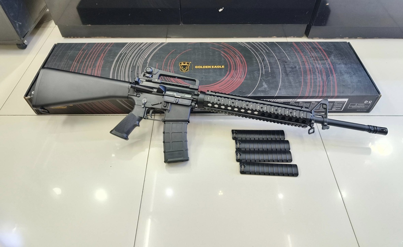 M16 A4 RIS ระบบแก๊ส GBBR - Golden Eagle MC6620M