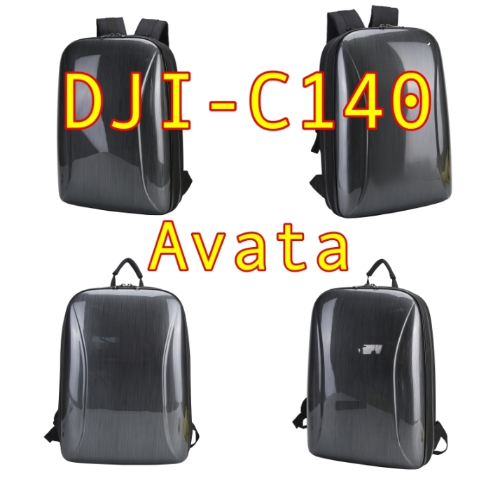 Avata Backpack กระเป๋าเป้สะพายสีดำเงิน ใส่รีโมทได้ ด้านหลังเคสแข็ง (DJI-C140)