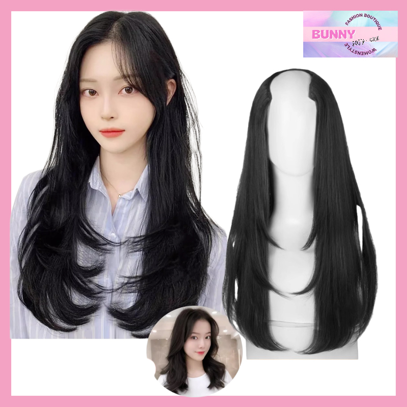 แฮร์พีชผมสไลด์เลเยอร์ แฮร์พีชสไตล์เกาหลี ผมเกรด AAA+ พร้อมส่งในไทย