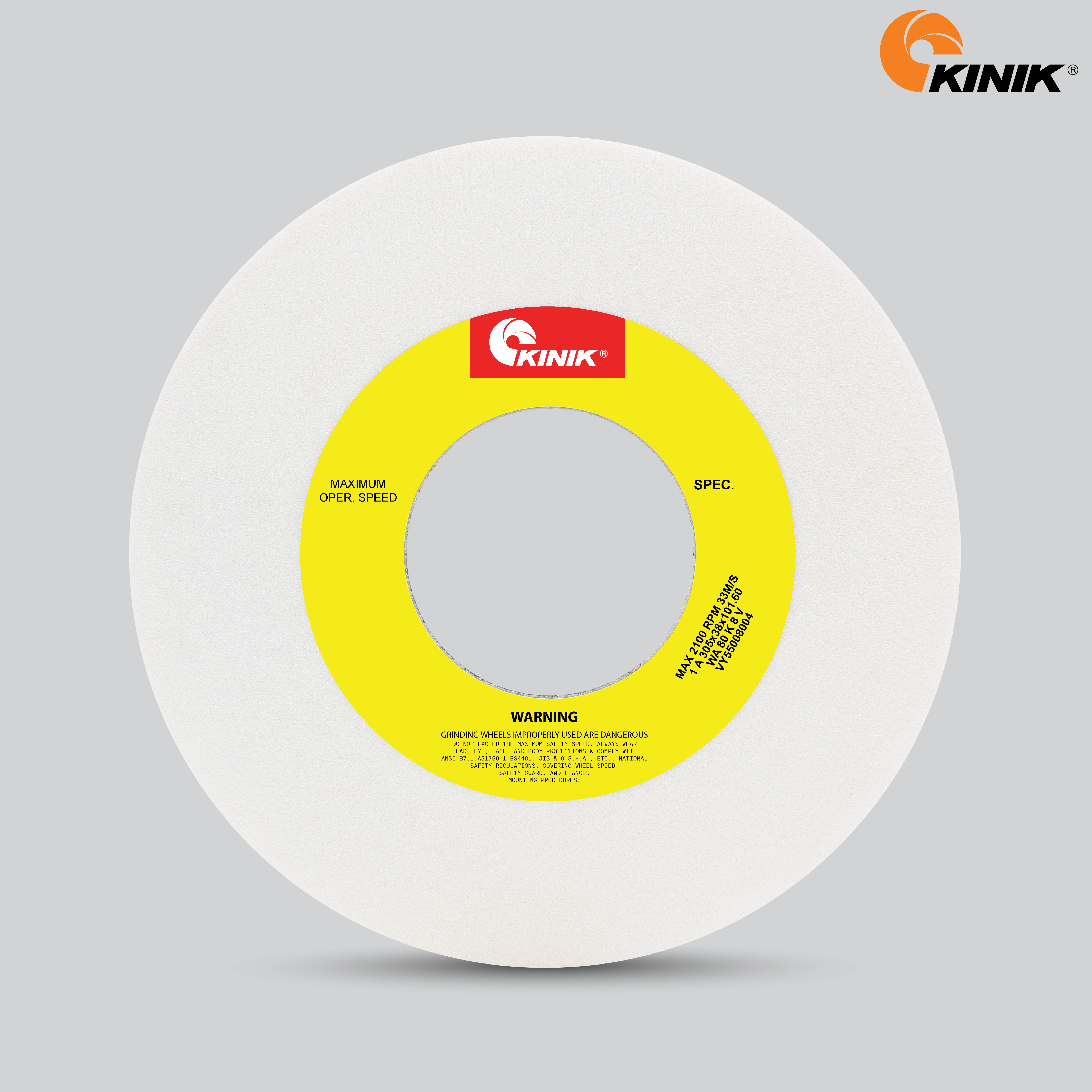 หินเจียร KINIK WA80K8V1A 305x38x101.60 mm.