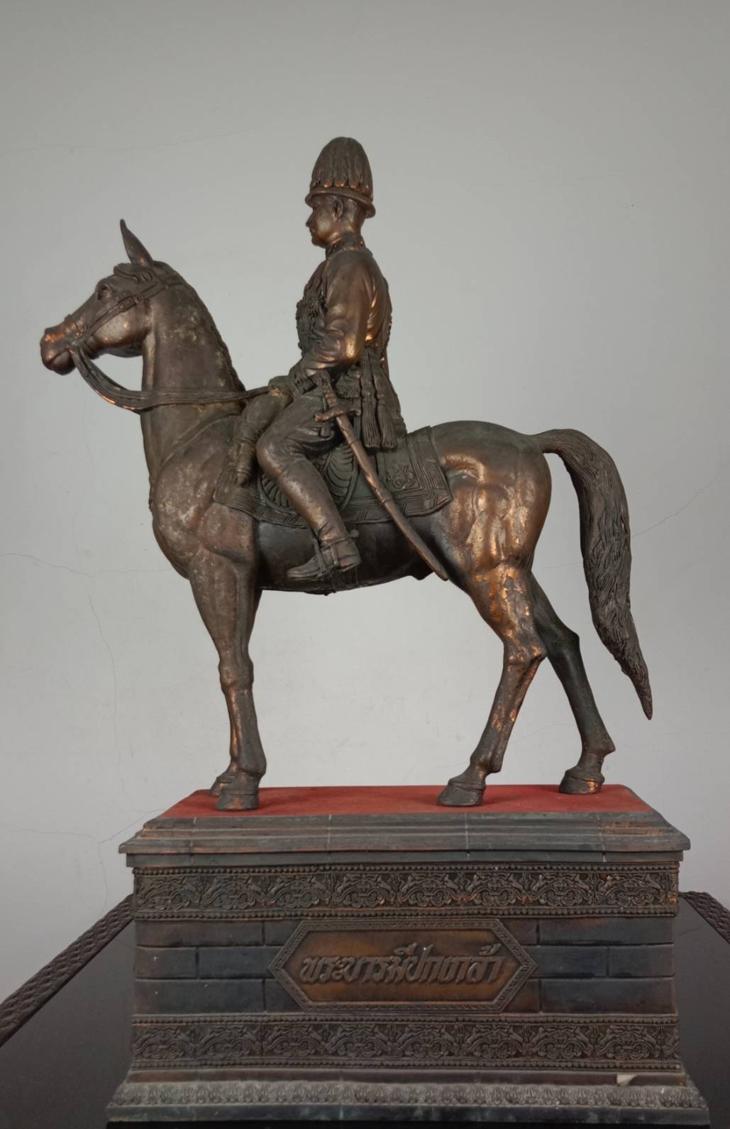 529.พระบรมรูปหล่อในหลวงรัชกาลที่ 5 พระบาทสมเด็จพระปรมินทรมหาจุฬาลงกรณ์ พระจุลจอมเกล้าเจ้าอยู่หัวทรงม้า(พระบรมรูปทรงม้า) องค์ใหญ่