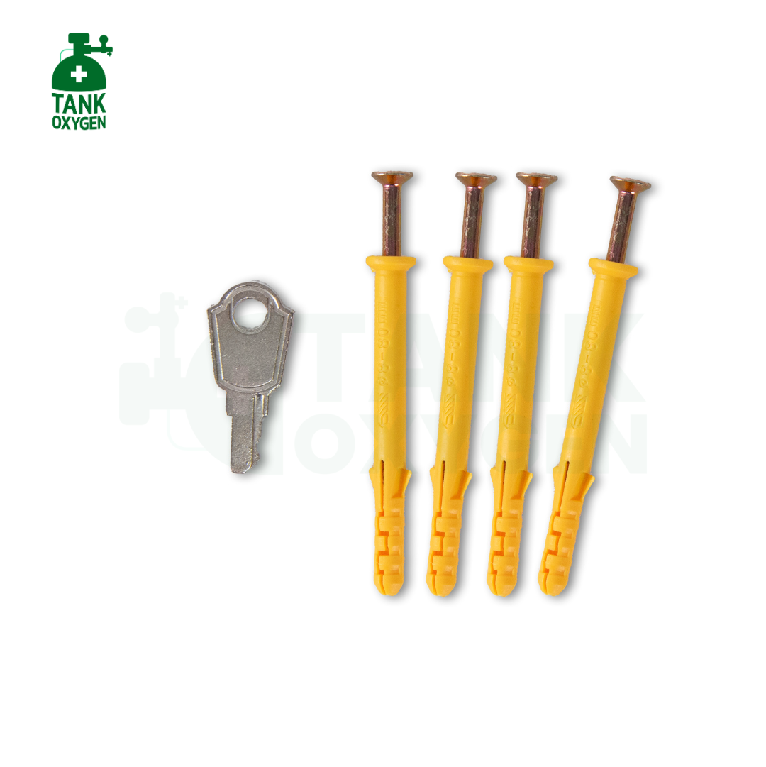 ตู้เก็บเครื่องกระตุกหัวใจอัตโนมัติ AED มีสัญญาไฟและเสียงแจ้งเตือน (แบบแขวนผนัง)