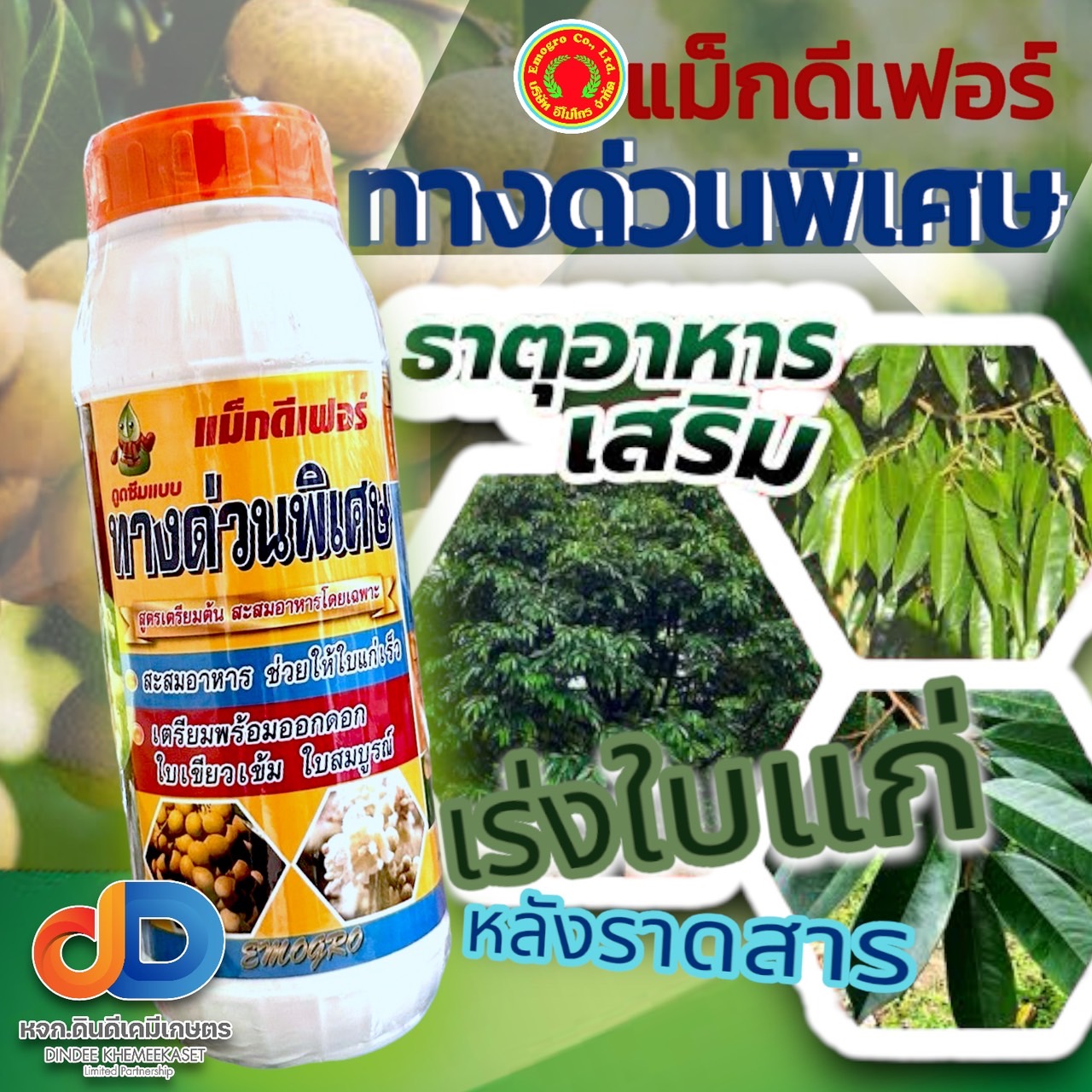 ทางด่วนพิเศษ แม็กนีเฟอร์ 1ลิตร สูตรเตรียมต้น เร่งใบแก่ สะสมอาหารโดยเฉพาะ