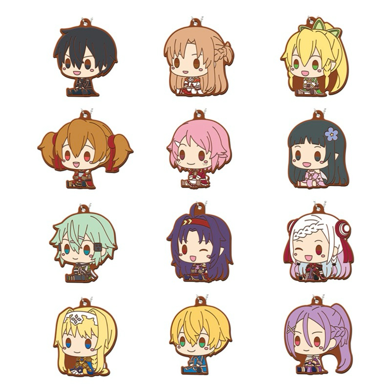 (สุ่ม)พวงกุญแจยาง Sao[Sword Art Online Ichiban Kuji 10th Anniversary -Rubber Strap Keychain-]