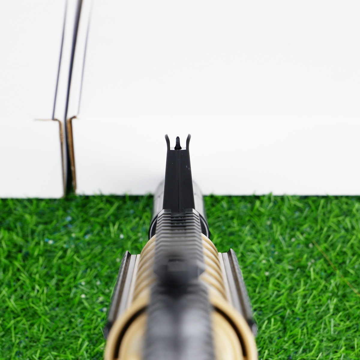 (48)M4A1 สีทราย 170FPS ปืนเจลไฟฟ้า ของเล่น ยิงรัวได้ Semi Auto ได้