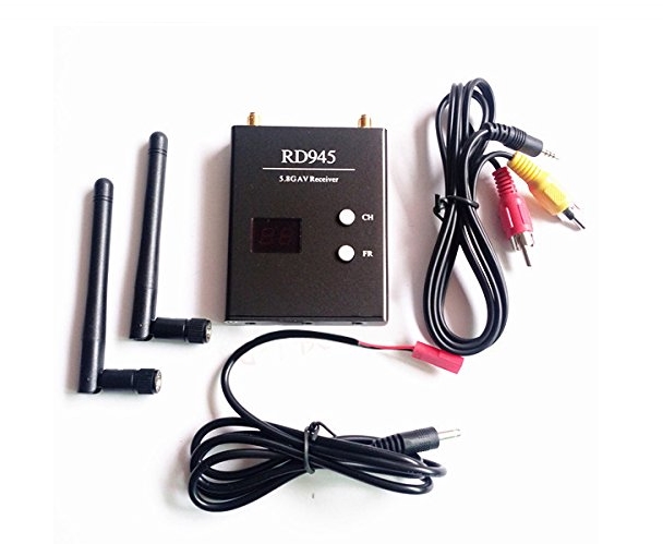 SKYZONE RD945 FPV Wireless 5.8GHZ 48CH Receiver ตัวรับสัญญาณภาพ ต่อช่อง AV ออกจอต่างๆ