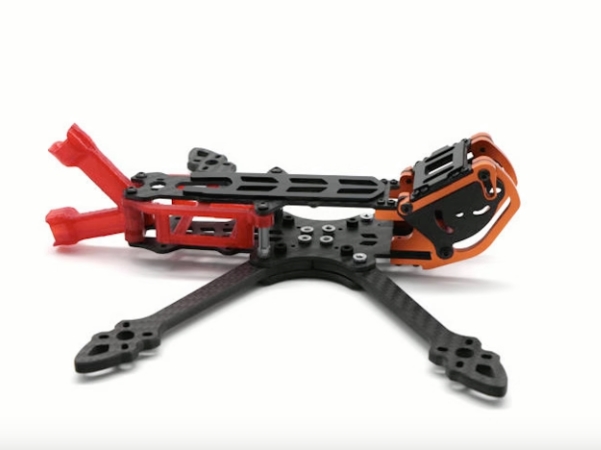 PUDA Chameleon 230 HD5 230mm 3K Carbon + 3d Print Frame Kit เฟรมโดรนใบพัด 5นิ้ว รองรับ Air Unit และ Analog