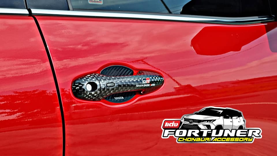 เบ้ามือเปิดกันรอย เคฟล่าคาร์บอน GRsport Legender โตโยต้า ฟอร์จูนเนอร์